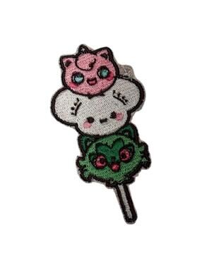 Pokémon Dango Sprigatito, Tandemaus, Jigglypuff Embroidery Patch